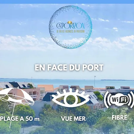 Caporizon-cap 239-vue Mer-t1 A 50m Plage * La Rochelle (Charente-Maritime)